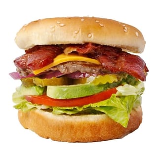 9. Bacon Avocado Burger (Combo)